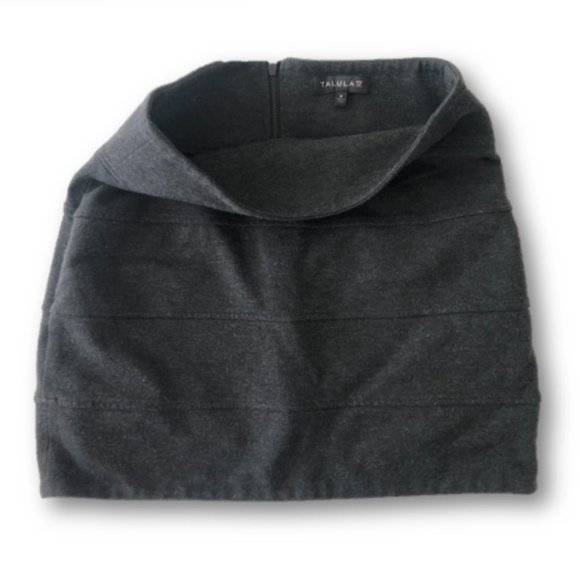 TALULA Mini Skirt - Size 6, Dark Grey - Picture 4 of 4